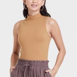 Target turtle neck sleeveless top